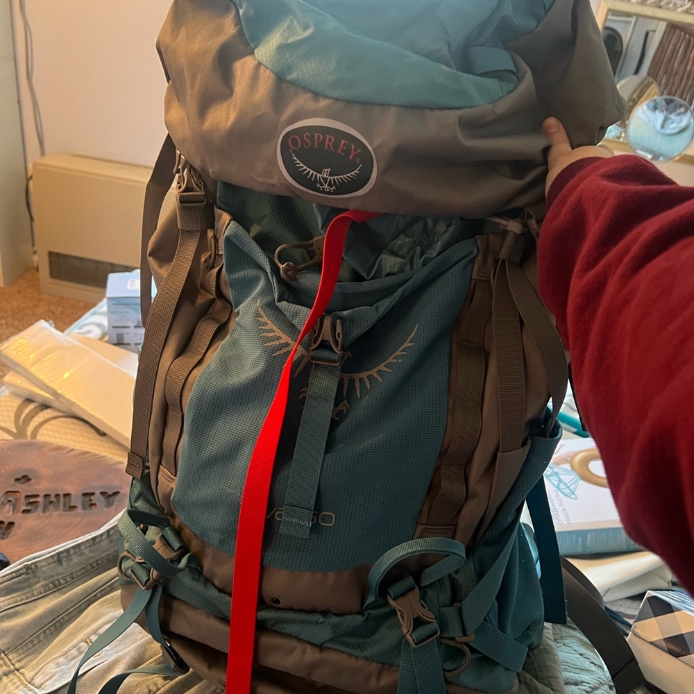 Osprey Blue and Gray Backpack